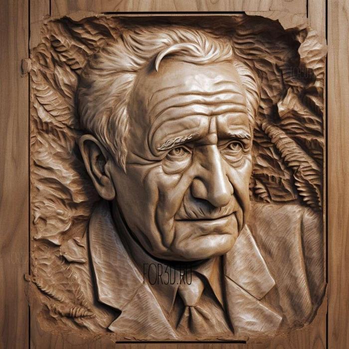 Spencer Tracy 1 stl model for CNC